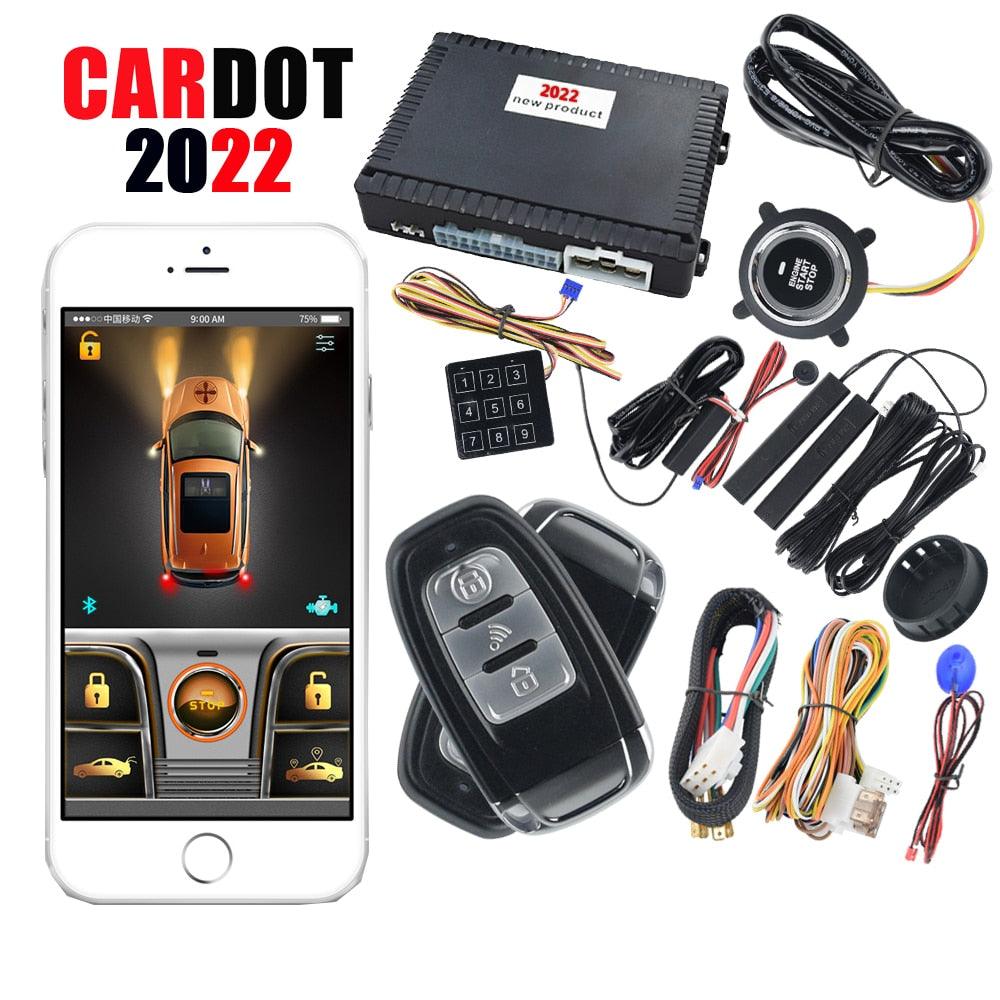 Cardot Car Accessory Auto Start Smart Phone App Control Remote Start Car Alarm Keyless Entry Central Lock Unlock Brazil Hot Sale - DRE's Electronics and Fine Jewelry