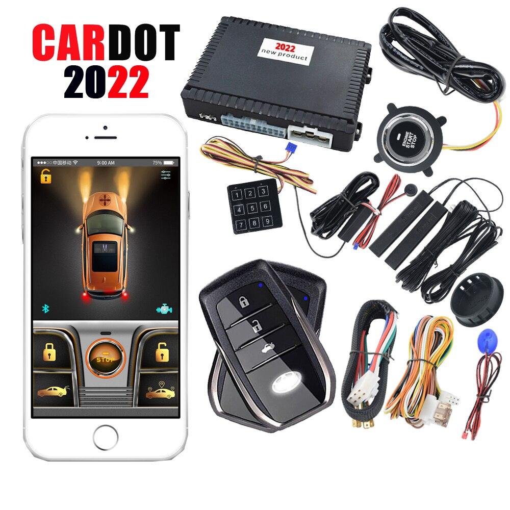 Cardot Car Accessory Auto Start Smart Phone App Control Remote Start Car Alarm Keyless Entry Central Lock Unlock Brazil Hot Sale - DRE's Electronics and Fine Jewelry