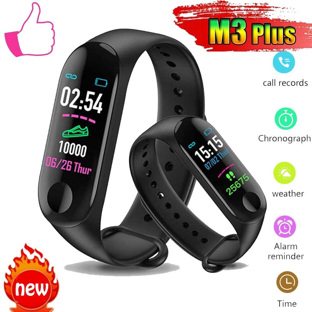 M3+ Smartwatch: Heart Rate & BP Monitoring