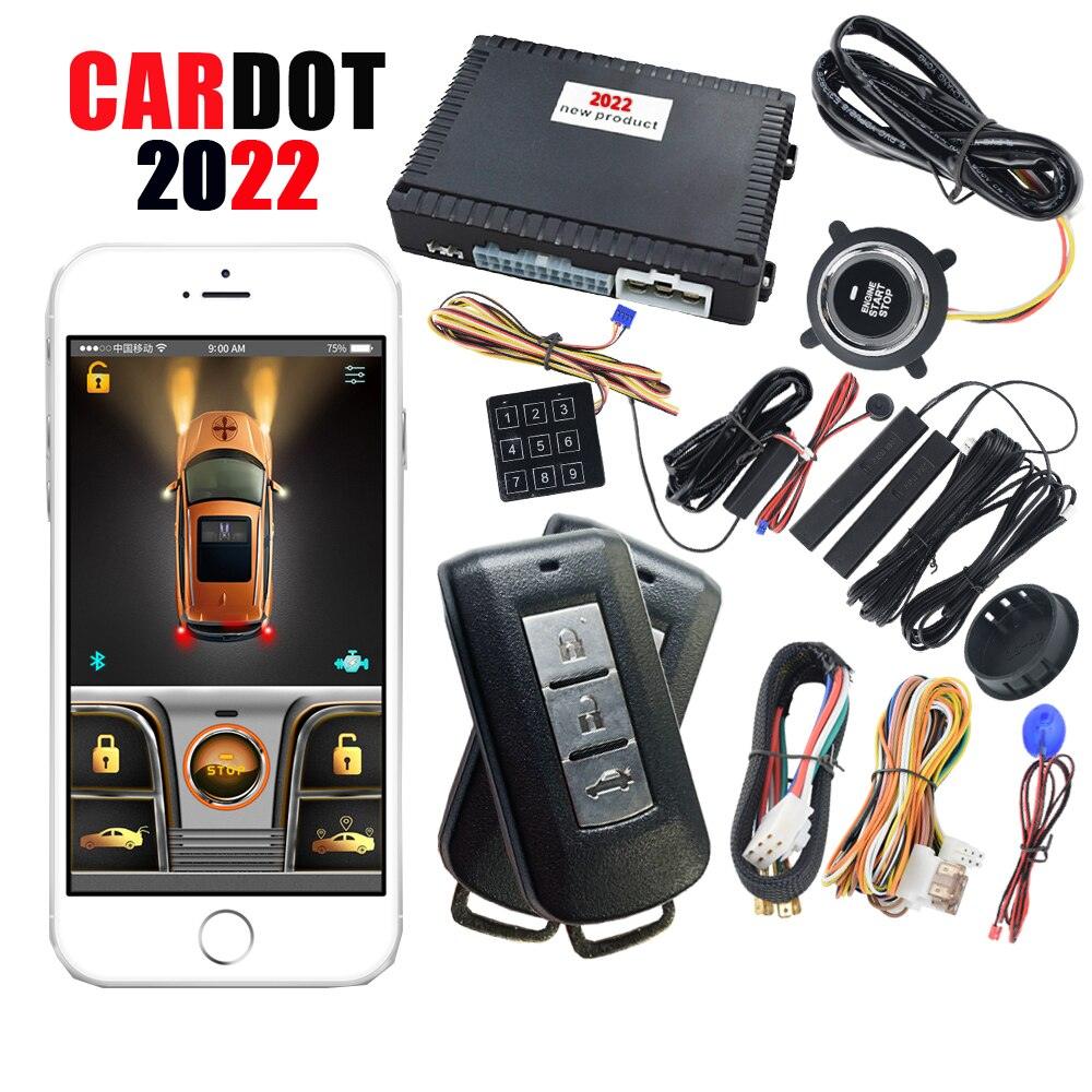 Cardot Car Accessory Auto Start Smart Phone App Control Remote Start Car Alarm Keyless Entry Central Lock Unlock Brazil Hot Sale - DRE's Electronics and Fine Jewelry