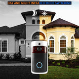 Smart Wireless WiFi Security DoorBell Visual Recording Consumption Remote Home Monitoring Night Vision Video Door Phone
