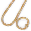 Gold-plated full diamond alloy hip-hop necklace - DRE's Electronics and Fine Jewelry