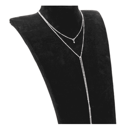 Stardust Multilayer Lariat Necklace - DRE's Electronics and Fine Jewelry