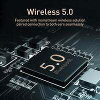 Baseus D07 Wireless Headphone Bluetooth 5.0 Earphone Handsfree Mega Bass Headset Ear HeadPhone For iPhone Xiaomi Huawei Earpiece - DRE's Electronics and Fine Jewelry