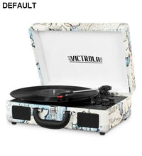 Bluetooth Suitcase Turntable in Map Prin - DRE's Electronics and Fine Jewelry: Online Shopping Mall