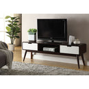 Christa TV Stand in Espresso & White XH