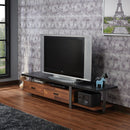 Elling TV Stand in Walnut & Black XH