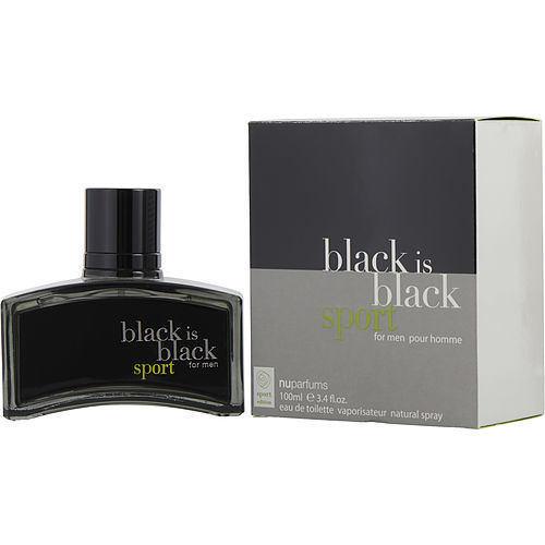 BLACK IS BLACK SPORT by Nuparfums EDT SPRAY 3.4 OZ - DRE's Electronics and Fine Jewelry