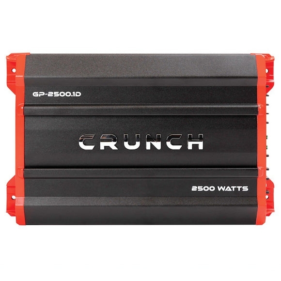 Crunch GP-2500.1 Ground Pounder 2,500-Watt Monoblock Class AB Amp