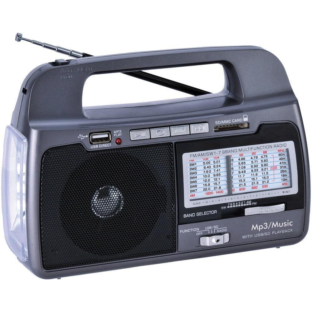 Supersonic SC-1082 9-Band AM/FM/SW 1-7 Portable Radio - DRE's Electronics and Fine Jewelry