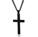 Titanium Steel Simple Single Cross Necklace Pendant - DRE's Electronics and Fine Jewelry