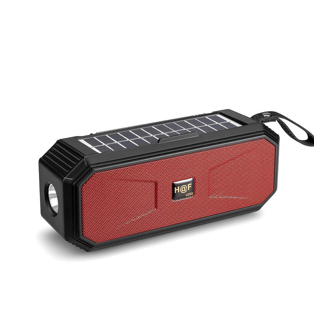 Cyboris Wireless Bluetooth Speaker FM Full Screen Elderly Machine Outdoor Lighting Portable Solar Audio TF Card - DRE's Electronics and Fine Jewelry