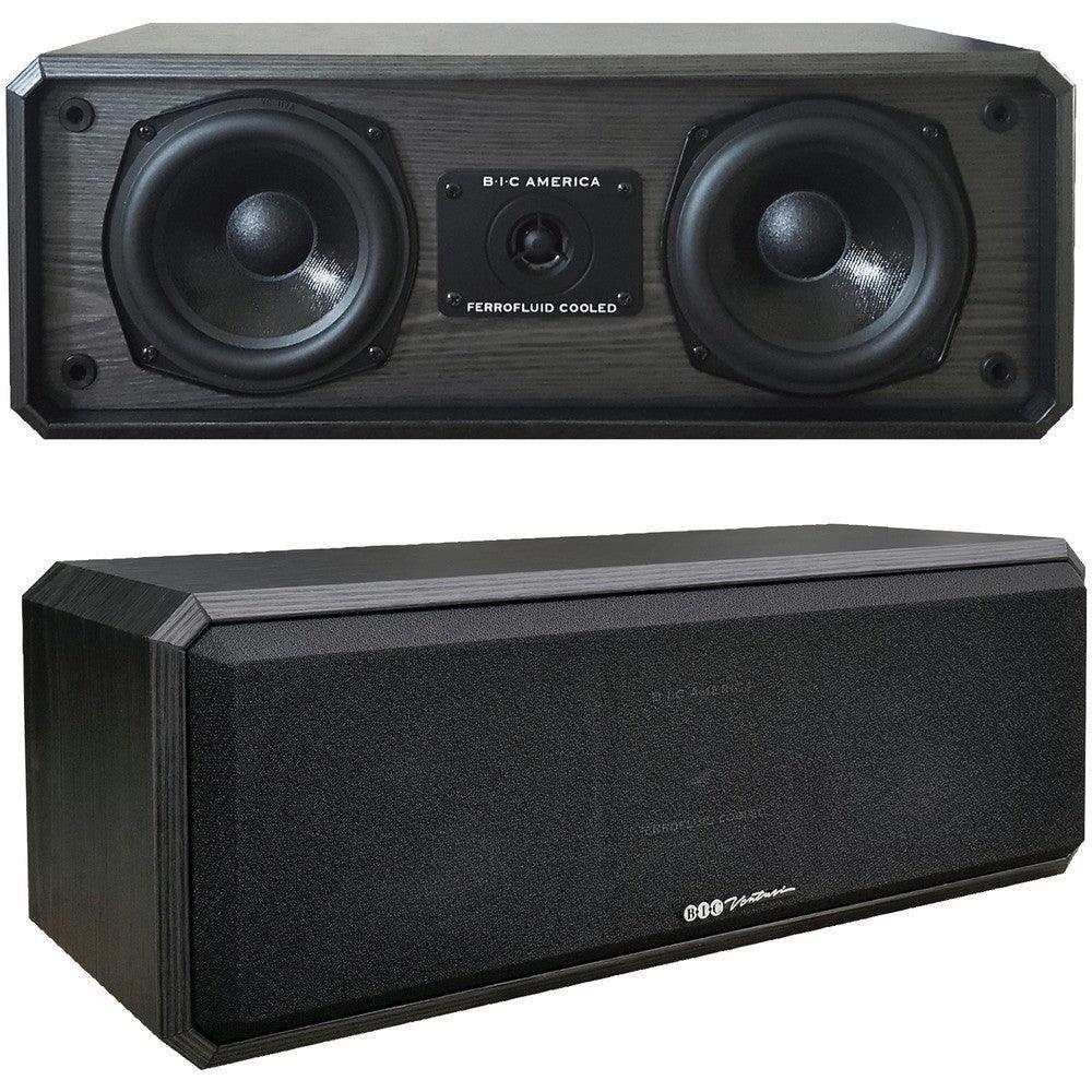 BIC America DV52CLRB 125-Watt 2-Way 3-Driver 5.25-Inch Center Channel Speaker - DRE's Electronics and Fine Jewelry