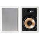 BIC America HT8W 175-Watt Acoustech 8" 3-Way In-Wall Speakers with Adjustable Tweeters & Pivoting Midranges