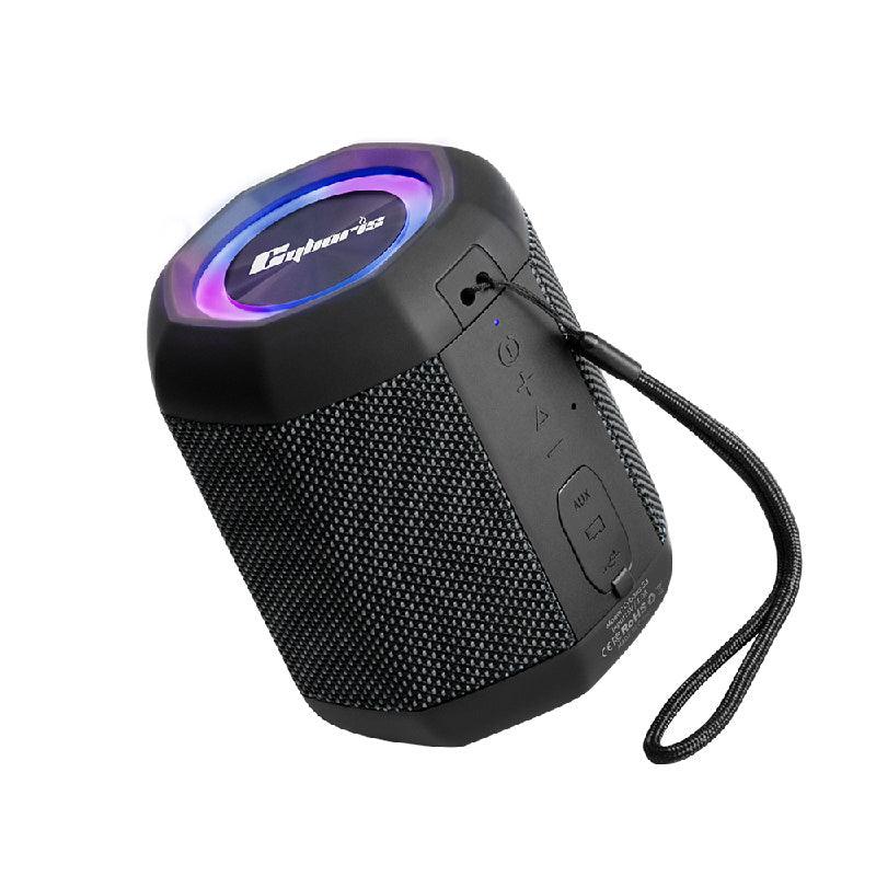 Cyboris New 15w High-power Bluetooth 5.1RGB Colorful Wireless Waterproof Speaker Portable Small Steel Gun TWS