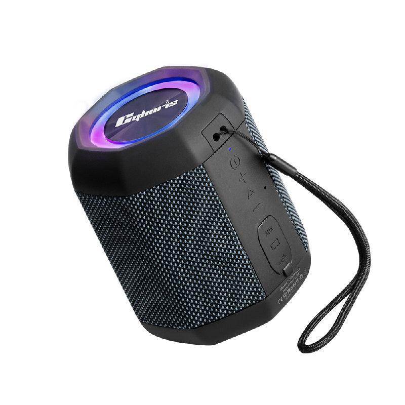 Cyboris New 15w High-power Bluetooth 5.1RGB Colorful Wireless Waterproof Speaker Portable Small Steel Gun TWS