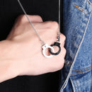 Handcuff Pendant Necklace Fashion Friendship Necklaces Stainless Steel Necklaces for Women - DRE's Electronics and Fine Jewelry