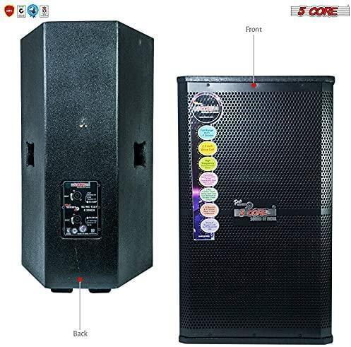 DJ Speakers 15 inch Outdoor Speaker System Pro Pa Party Monitor Speaker PMPO Wooden 5Core 15x1 200DX - DRE's Electronics and Fine Jewelry