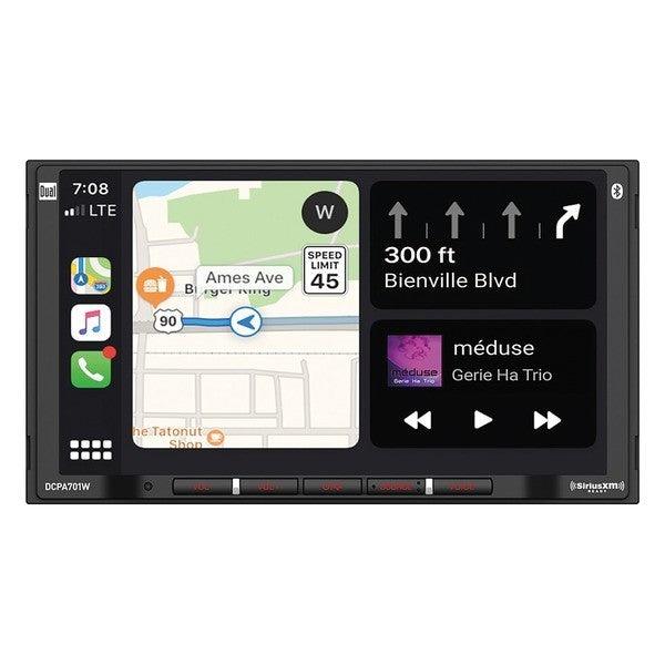 Dual DCPA701W 7-Inch Double-DIN In-Dash Digital Media Receiver with Bluetooth, Wireless Android Auto and Apple CarPlay - DRE's Electronics and Fine Jewelry