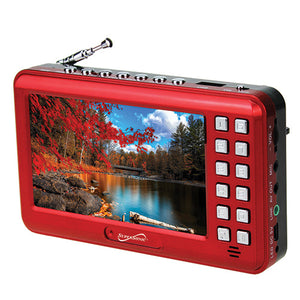 4.3" Portable Media Player w/ Voice Amplifier Red