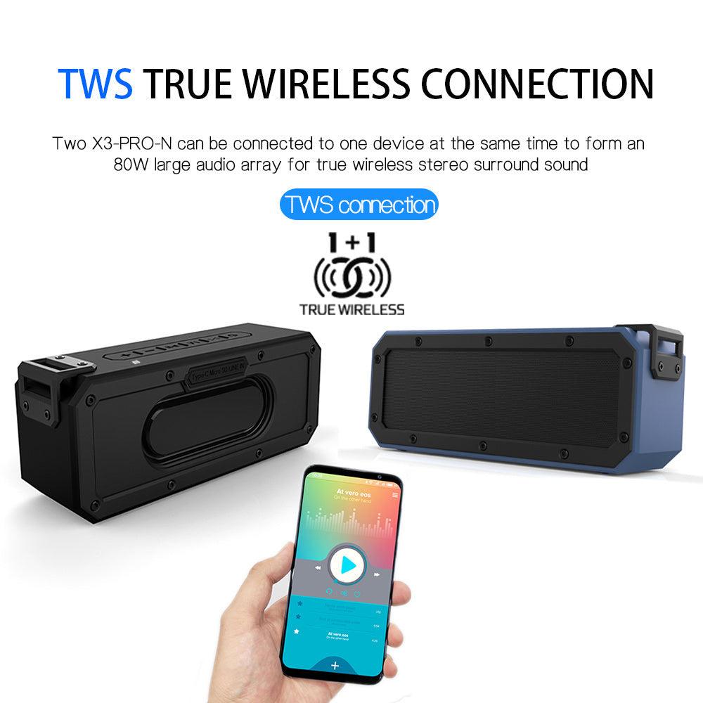 CYBORIS 40W 6600mAh IP67 Waterproof Portable NFC Wireless TWS Bluetooth Subwoofer Bass Speaker Audio DSP Sound with TF MIC - DRE's Electronics and Fine Jewelry