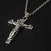 Men Chain Christian Jewelry Gifts Vintage Cross INRI Crucifix Jesus Piece Pendant & Necklace Gold Color Stainless Steel - DRE's Electronics and Fine Jewelry