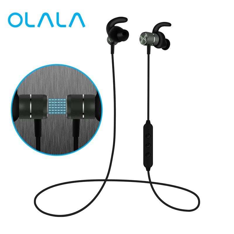 Bluetooth Wireless Headphones Magnetic Sport Earphones Sweatproof CVC6 Lossless Stereo Earbuds Noise Cancelling Headset with Mic - DRE's Electronics and Fine Jewelry