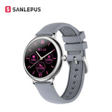 2020 SANLEPUS Stylish Women’s Smart Watch Luxury Waterproof Wristwatch Stainless Steel Casual Girls Smartwatch For Android iOS - 