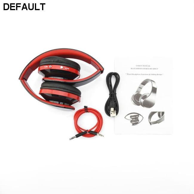 Foldable Wireless Bluetooth Stereo Headset Handsfree Headphones Mic - DRE's Electronics and Fine Jewelry