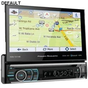 Power Acoustik 7&quot; Incite Single-din In-dash Gps Navigation Motorized Lcd Touchscreen Dvd Receiver With Detachable Face &amp; Bluetooth - DRE's Electronics and Fine Jewelry: Online Shopping Mall