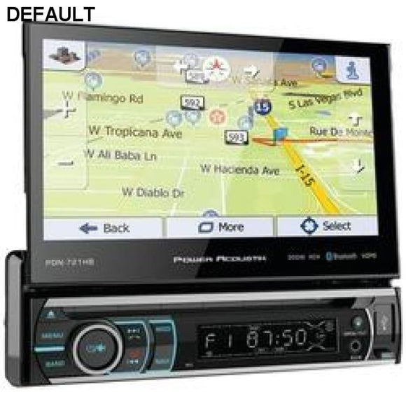 Power Acoustik 7" Incite Single-din In-dash Gps Navigation Motorized Lcd Touchscreen Dvd Receiver With Detachable Face & Bluetooth - DRE's Electronics and Fine Jewelry: Online Shopping Mall