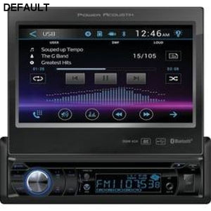 Power Acoustik 7&quot; Single-din In-dash Motorized Lcd Touchscreen Dvd Receiver With Bluetooth - DRE's Electronics and Fine Jewelry: Online Shopping Mall