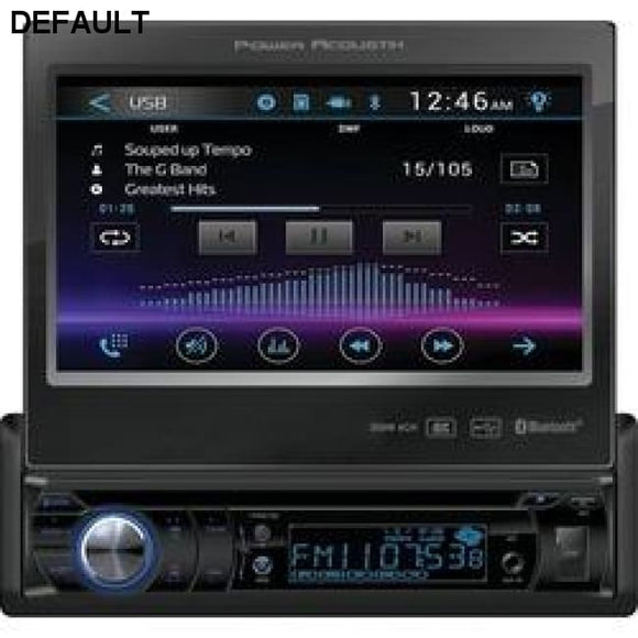 Power Acoustik 7" Single-din In-dash Motorized Lcd Touchscreen Dvd Receiver With Bluetooth - DRE's Electronics and Fine Jewelry: Online Shopping Mall