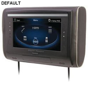 Power Acoustik 9&quot; Lcd Universal Headrest With Ir &amp; Fm Transmitters &amp; 3 Interchangeable Skins (monitor Only) - DRE's Electronics and Fine Jewelry: Online Shopping Mall