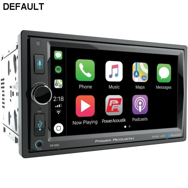 Power Acoustik(R) CP-650 6.5" In-Dash Double-DIN Digital Media Receiver with Bluetooth(R) & Apple CarPlay(TM)