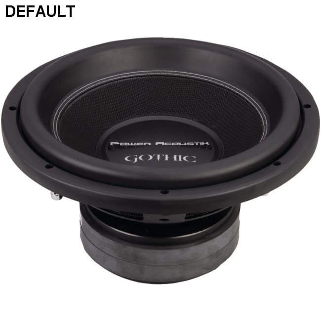 Power Acoustik(R) GW3-12 Gothic Series 2ohm Dual Voice-Coil Subwoofer (12", 2,500 Watts)