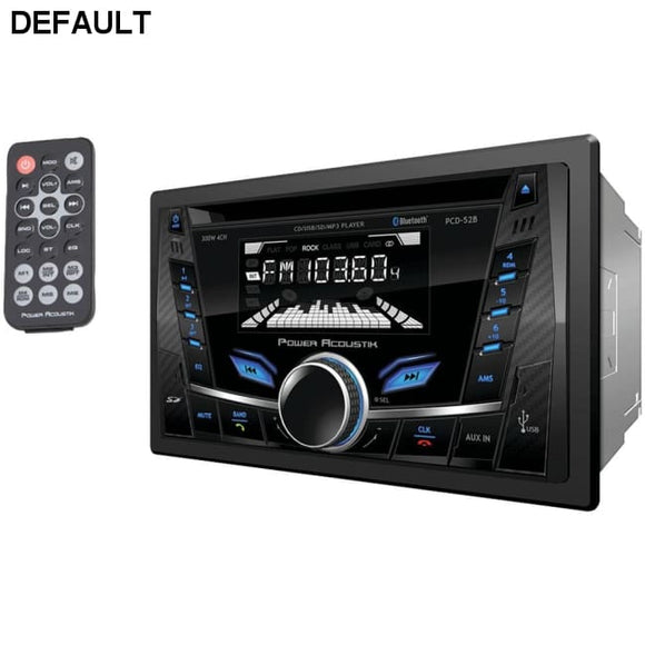 Power Acoustik(R) PCD-52B Double-DIN In-Dash CD/MP3 AM/FM Receiver with Bluetooth(R) - DRE's Electronics and Fine Jewelry: Online Shopping Mall