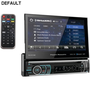Power Acoustik(R) PD-721XB 7" Incite Single-DIN In-Dash Motorized LCD Touchscreen DVD Receiver with Detachable Face & Bluetooth(R) (SiriusXM(R) ready) - DRE's Electronics and Fine Jewelry: Online Shopping Mall