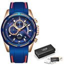 LIGE Blue Watch - DRE's Electronics and Fine Jewelry