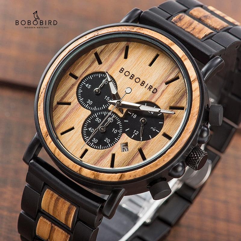 Wood Steel Chrono