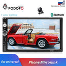 Podofo Autoradio 2 din Car Radio Multimedia Video Player 7"Auto Stereo Bluetooth MP5 2Din Touch Screen Digital Display USB SD FM - DRE's Electronics and Fine Jewelry: Online Shopping Mall