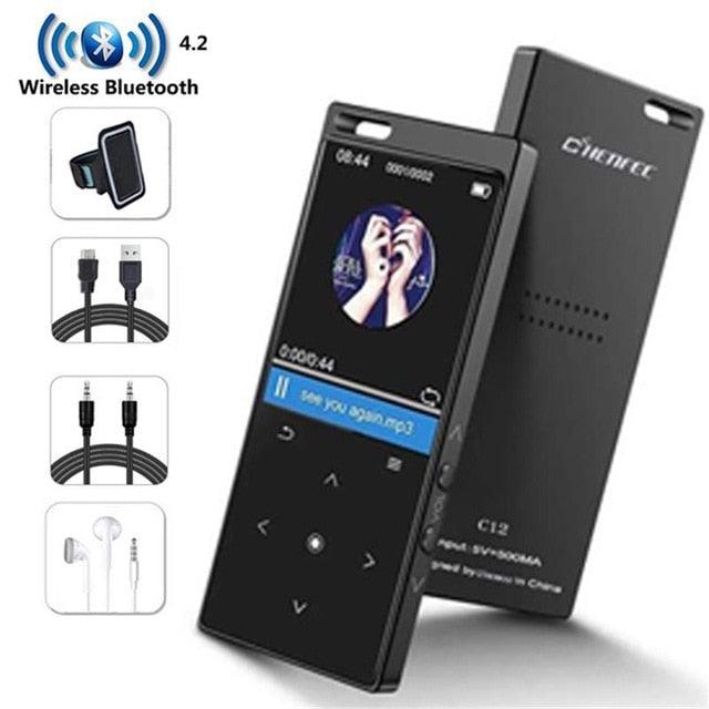 New MP3 Player with Speaker Metal Portable HIFI Music Player with FM Radio E-Book Sport for Walkman Support TF Card Up to 128GB - DRE's Electronics and Fine Jewelry