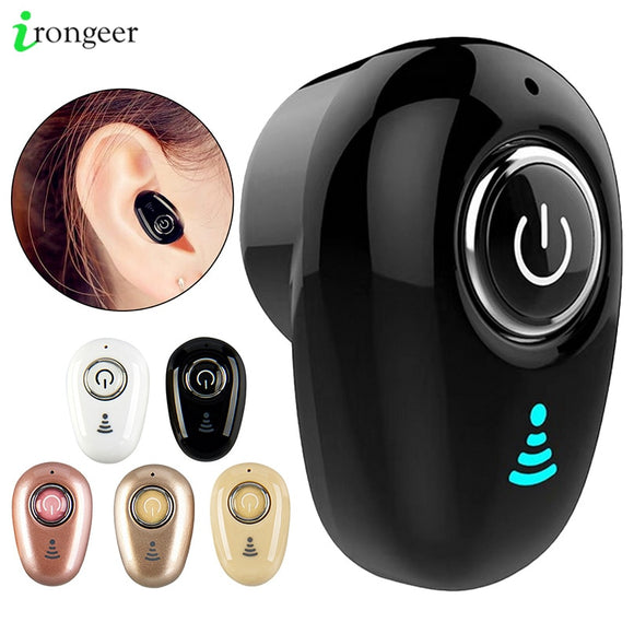 S650 Mini Bluetooth Earphone Wireless In-Ear Invisible Earbuds Handsfree Headset Stereo with Mic for iPhone 11 Huawei Mate 30