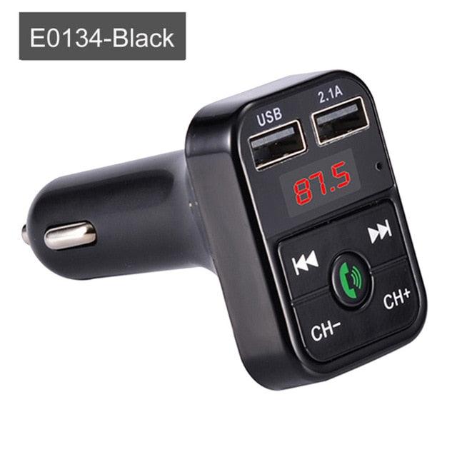 JINSERTA Car Bluetooth 5.0 Mp3 Player FM Transmitter Handsfree Audio Receiver 3.1A Dual USB Fast Charger Support TF/U Disk - DRE's Electronics and Fine Jewelry