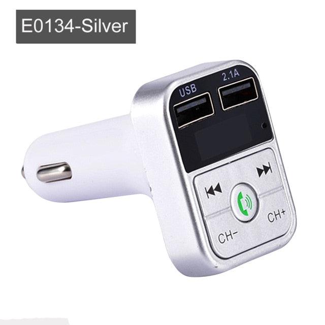 JINSERTA Car Bluetooth 5.0 Mp3 Player FM Transmitter Handsfree Audio Receiver 3.1A Dual USB Fast Charger Support TF/U Disk - DRE's Electronics and Fine Jewelry