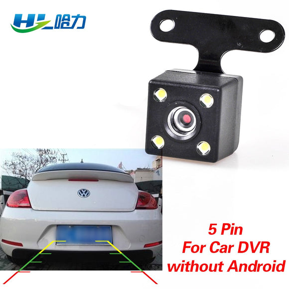 Rear View Camera 5 pin Car Reverse Camera Not fit for Android System Auto Parking Camera Waterproof 2.5mm Jack Backup Camera