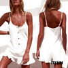 Women Sleeveless Solid Playsuit Ladies Casual Holiday Beachwear Summer Beach Loose Mini Shorts Rompers - DRE's Electronics and Fine Jewelry