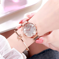 Luxury Diamond Women Watches 2019 Rose Gold Magnetic Ladies Wrist For Bracelet Watch Female Clock Relogio Feminino