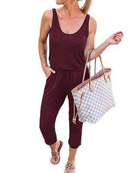 Plus Size S-3XL Summer Sexy Off Shoulder Short Sleeve Jumpsuits Solid Casual Slim Overalls For Women Long Romper Female Mujer - DRE's Electronics and Fine Jewelry