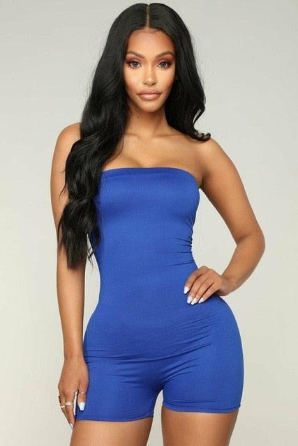 Women Female Sleeveless Jumpsuits Bodycon Trousers Solid Tight slim Bodysuits Sexy Pants Solid Romper Jumpsuit Fashion - DRE's Electronics and Fine Jewelry